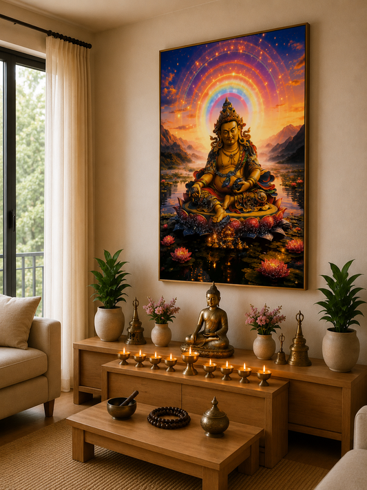 Precious Zambala l Premium Crystal Wall Art With Daimonds.