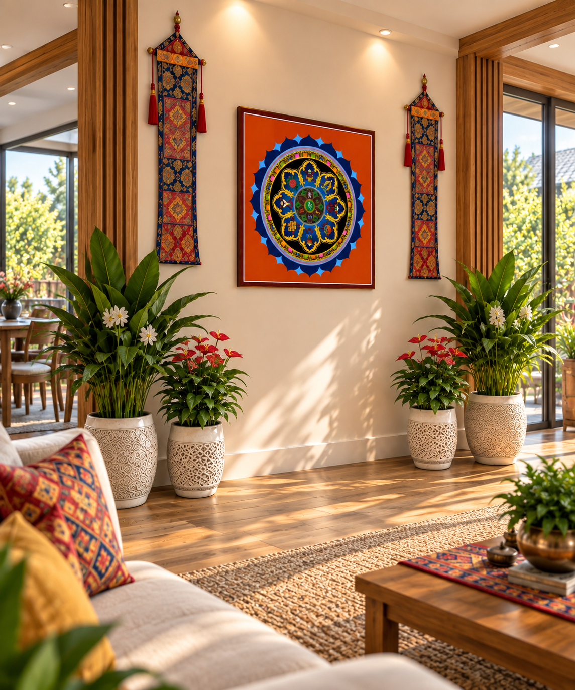 Mandala I Premium Crystal Wall Art
