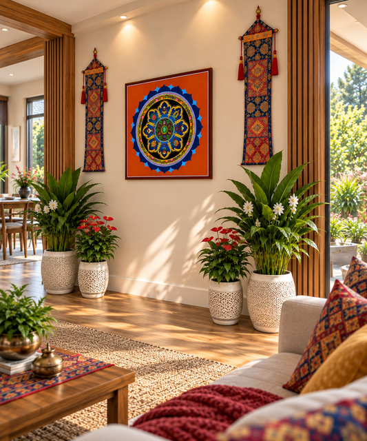 Mandala I Premium Crystal Wall Art