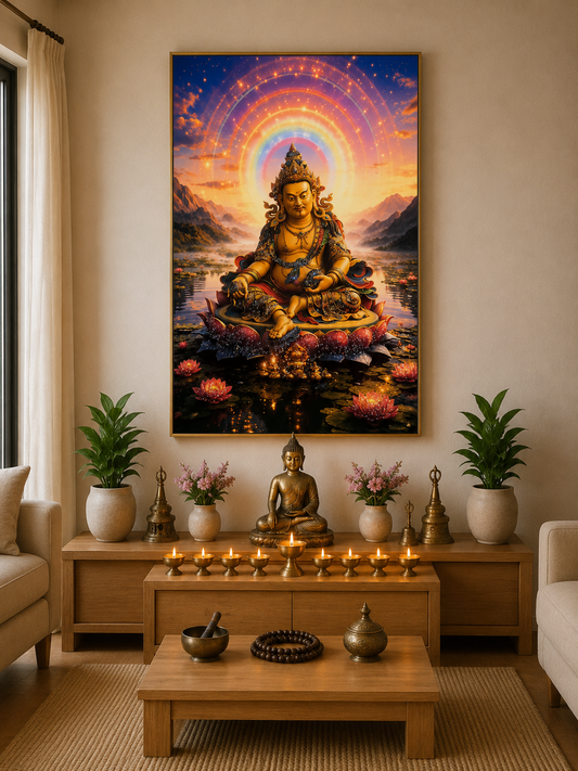 Precious Zambala l Premium Crystal Wall Art With Daimonds.