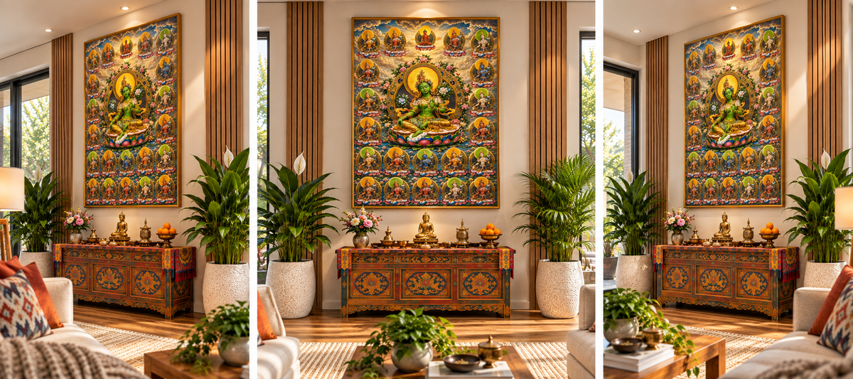 Profound 21 Tara I Premium Crystal Wall Art With Daimonds.