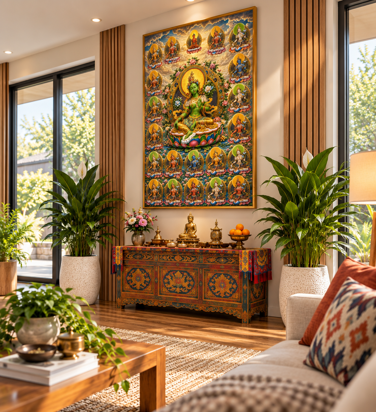 Profound 21 Tara I Premium Crystal Wall Art With Daimonds.