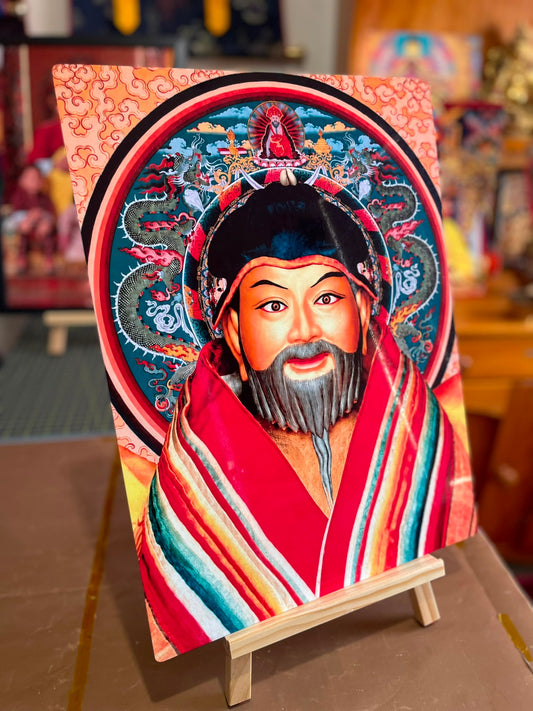 H.H Zhabdrung Ngawang Namgyal | Premium HD Metallic Photo Portrait