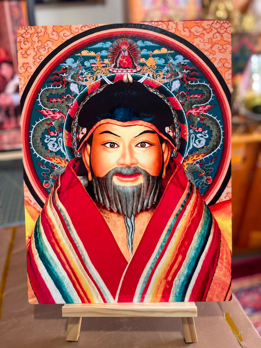 H.H Zhabdrung Ngawang Namgyal | Premium HD Metallic Photo Portrait